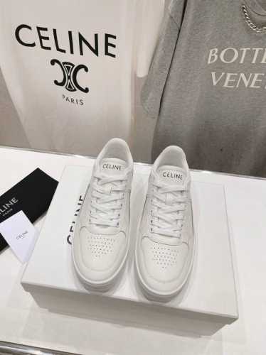 高版本出厂360 男码10 情侣款 Celine*赛琳～24Ss New Arrival Ct-06思琳春夏新款情侣运动休闲小白鞋 可以闭眼入那种，舒适百搭休闲