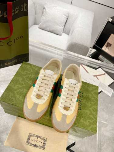 Gucci 23ss经典款德训鞋 情侣款 原版一比一完美出货舒适度挺高 春夏超爱 原版定牛制皮 牛反绒 定染原正版确料皮颜色 码数:35-44