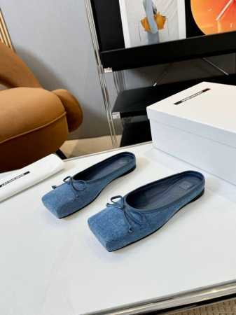 羊皮 牛仔布品 牌：jacqumus小众潮牌Jacquemus25春夏新款方头鞋蝴蝶结半拖 单鞋！方头设计真的好时髦！牛仔裤 小裙子搭配不在话下！可可爱爱没有脑 - 点击图像关闭