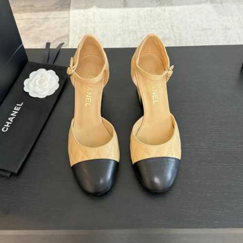 代购级 Chanel 24ss 玛丽珍 拖鞋 秋冬单鞋系列属于小爆款 上图必卖 可可爱爱的玛丽珍造型，原版开模五金跟！ 鞋面内里羊皮，真皮大底 跟高：7.5cm