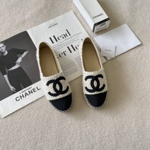 橙子出厂价p chanel 香奈儿经典款 草编渔夫鞋 一脚蹬乐福鞋 码数 34-42