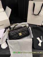 升级版牛皮 全套包装尺寸25.13 香奈儿Chanel Kelly25p横版手柄口盖包