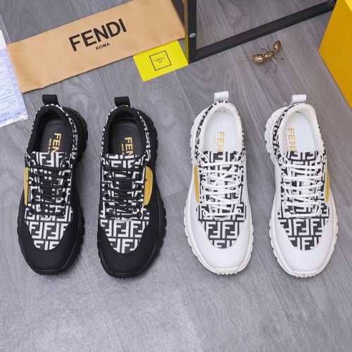 商品商标：Fendi 芬迪 休闲鞋 正码码数: 38-44 商品材料：精选 牛皮拼接鞋面 网内里 牛皮鞋垫 橡胶大底