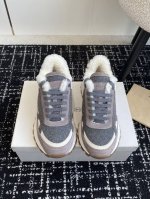 代购级 Brunello Cucinelli 24ss最新 Bc 系带 羊毛休闲鞋 鞋面进口麂皮 进口牛皮 内里进口羊毛 0.5mm圆形冲孔设计 透气不闷脚 独