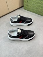 Gucci 古驰 -高端品质 原单休闲运动鞋 -鞋面 纳帕小牛皮 打孔小牛皮 鞋身.品牌织带 鞋舌.车缝品牌Logo布标 -内里 水染牛皮 -大底 超轻Tpu发
