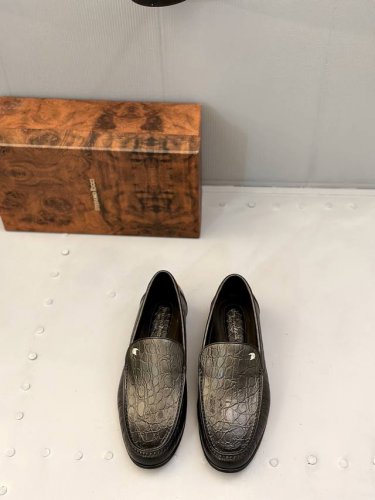 Stefano Ricci史蒂芬劳 尼治高端男士正装休闲皮鞋 高端大气 私家开模定制原版品牌五金扣装饰 小牛皮透气内里 原版真皮大底 size 39-46 38
