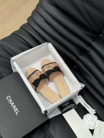 Chanel 24S早春新款鱼嘴系列拖鞋一如既往的高版本 经典蝴蝶结版面 鞋面内里羊皮 真皮大底Size:35-39 其他码数定