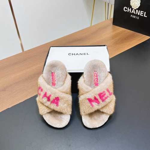 顶级版本 chanel 香奈儿 专柜同步新款厚底毛拖鞋 羊毛拖鞋 秋冬系列火爆上新，这一季毛拖香家小爆款！ 认准我家细节实力拍 专柜买版按正品1：1复制， 细节