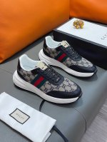 商品名称：Gucci 古驰 实价： 正规码数: 38-44 休闲鞋 商品材料：精选 牛皮鞋面，柔软羊皮内里；原厂大底。