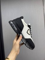 工厂P价 Prada普拉达 男鞋专柜爆款，高品质出货官网同步 原版牛皮配网面+牛皮内里， 原厂气垫原版底， 码数38-45 45订做