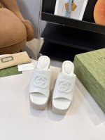 工厂p价 女装女鞋 运动原单 G家 古驰 专柜新品 防水台马衔扣 麻绳编织坡跟厚底台 拖鞋 原版1 1复制 1面料 牛皮 原版布料 2原版1:1定制五金 3内里
