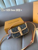 礼盒包装 Size：19*12 Lv 小迷你 Diane 法棍手袋 法棍包是真好看 又好背！ 配置两条肩带 又甜又咸！