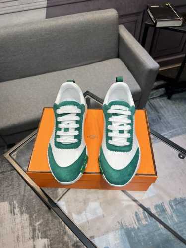 独家实拍 顶级版本 Hermes 24Ss Fe New Arrival~秋冬新款 Bouncing 情侣运动鞋 爱马仕最舒服的鞋没有之一 上脚特轻又巨好看 逛