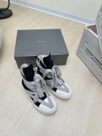 超酷潮鞋 机车靴 Rick Owens-24Fw 厚底 Ro 系列 帆布系列 高品质 男款10 黑色帆布 Rick Owens 到2024至今的大热款 懂得都懂