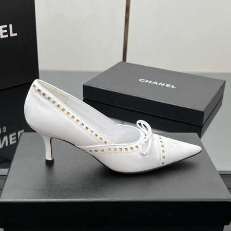 厂价 高品质！2025新款Chanel香奈儿 小香布洛克尖头高跟鞋 单鞋 香奶奶家一贯的优雅名媛气质 高级感十足！上脚非常Nice～不管光脚穿或搭配裙装、裤装、 - 点击图像关闭