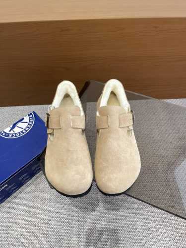 Birkenstock 秋冬经典款 勃肯拖毛里 自带优雅气质 轻松拿捏绅雅格调 进口皮毛一体鞋面 原版开模大底 澳大利亚进口羊毛里 码数：35-40 40定做