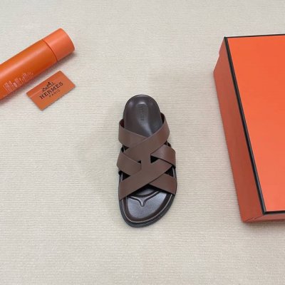 橙子出厂价p hermes 爱马仕 春夏新款 交叉带二舅拖鞋 罗马凉鞋 休闲凉拖 情侣款 码数 35-45