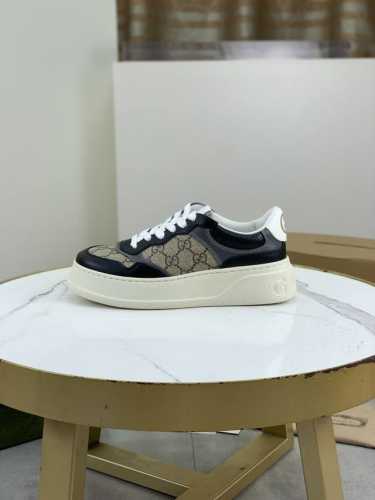 工厂p价p 实价 Gucci 古驰家 高版本全新系列 情侣饼干鞋 厚底运动鞋 这款的舒适度真的很绝 超级轻便舒适百搭 必备单品 这款单品充满了趣味十足的复古气息