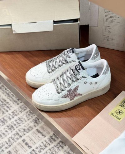 源头工厂p价p 打钉钻款 Golden Goose 2025Ss新款 Ggdb Ball Star2.0系列复古做旧增高星星小脏鞋滑板鞋休闲情侣运动鞋 顶级版本
