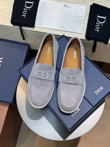 Dior 顶级 -Size ：39-44 38，45定做 2025Ss高端品质 迪奥原单休闲运动鞋 -鞋面：反绒小牛皮、品牌图腾布匹、鞋身车缝品牌塑胶Logo模
