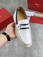 工厂p价p 实价 水染牛里 Salvatore Ferragamo 菲拉格慕 男士最新款休闲商务皮鞋 同步上市 面料采用专用进口原版小牛皮 内里采用进口水染牛皮