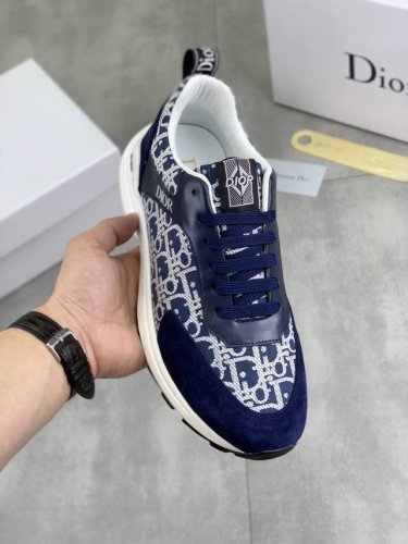 工厂p价p 实价 Dior 2025迪奥原版系带低帮男鞋 经典款休闲鞋本款是官方主打经典款 质量 原厂名师制作 采用优质牛皮配原版材料舒适透气网布內里猪皮鞋垫