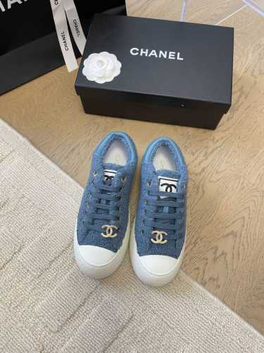 Chanel 新品饼干大头鞋高低帮 顶级版本！对版尼龙毛织面料 原版一致耐磨发泡底 码数：35-41 定制不退不换