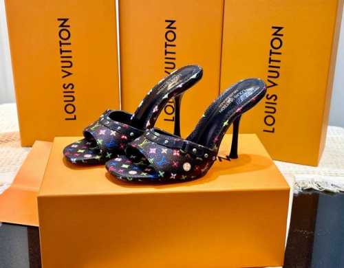 2025春款VUITTON LOUI .馿家￣￣￣￣￣橡胶底 双层真皮底 ★★原版开发 独家开模★码数35 42跟高9.5