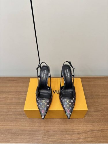顶级版本Lv 路易威登 X Tm 6Am 村上隆联名款高跟凉鞋 2025 早春新款 顶级版本原版一致 专柜主打最新款 Lv X Tm 6Am 村上隆联名款蝴蝶结