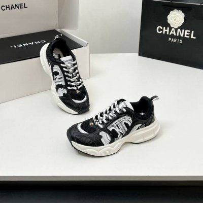 最新款 顶级品质！海外版！香奈儿 CHANEL 25sshuo阔型老爹鞋系列运动鞋 各大博主社交日推款认准我家细节实拍这季新款简直闭眼入，上脚狂好看，率性的休闲