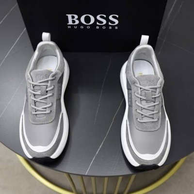 出厂价Pp： 品牌：Boos 标准码：38-44 45订做 等级：官网同款 材料：原版皮料拼接匹配布匹 舒适透气内里 轻便耐磨大底 款式类别：男士时尚休闲鞋 运