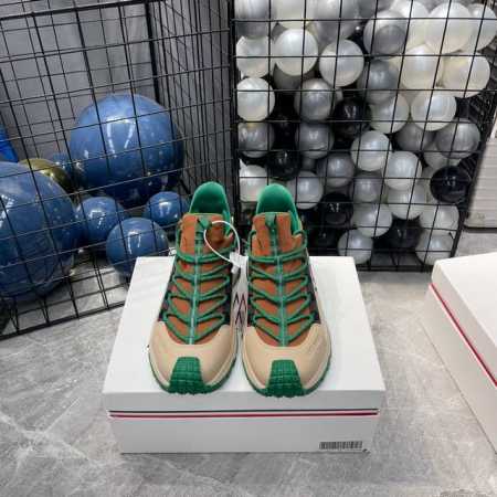 出厂 新款 Moncler盟可睐 蒙口 Trailgrip Lite2 GTX减震轻质户外越野运动鞋 王一博同款 功能：具有舒适防滑性能，采用皮革和科技面料制成 - 点击图像关闭
