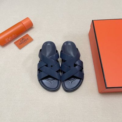 橙子出厂价p hermes 爱马仕 春夏新款 交叉带二舅拖鞋 罗马凉鞋 休闲凉拖 情侣款 码数 35-45
