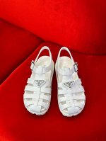 Prad A Ss24 New Arrival～ P家2024春夏罗马凉鞋新品 三角标点缀；复古时髦；搭配个袜子简直不要太好看 Size 35-41