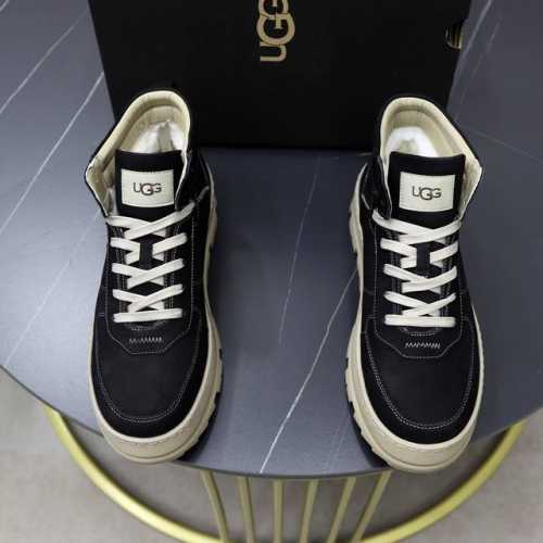 澳洲进口加厚羊毛 品牌：UGG正品代购 尺码：39 44 等级： 官网1:1 材料： 头层真皮防水防冻鞋面 真毛内里 原版防滑 柔软 耐磨大底 款式类别：男士休
