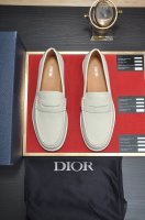 出厂价p 迪奥 Dior 高端货 牛里 原单品质Dior .迪奥 原单代购、高端皮鞋、面料：采用意大利进口牛皮水染牛里 牛皮里特供原版大底、做工精细、实物拍摄S