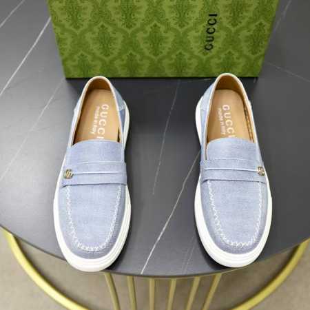 出厂价: 品牌：古奇gucci 尺码：38-44 45可定制 等级： 专柜经典款 材料： 原版软特殊皮料鞋面 舒适羊皮内里 橡胶柔软轻便大底 款式类别：商务休闲 - 点击图像关闭