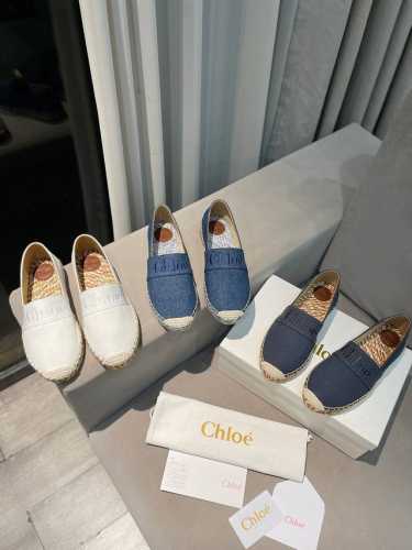最新款Chloe 蔻依渔夫鞋官网同步，面料牛皮，还有布的，，绵羊里，配上织带刺绣Logo，既时尚又大方，35-40 P270