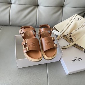 橙子出厂价p celine 赛琳春夏新款 凯旋门罗马凉鞋 休闲度假沙滩凉鞋 明星同款 Ins纯净穿搭推荐 早春新品 春夏换季美鞋 码数 35-42