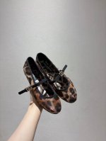d&G新款跳舞鞋 真丝豹纹面料 内里垫脚羊皮 真皮内里 35-42码数 35 42 码数定做不退不换
