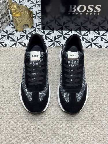 bos 男士精品 Boss 运动男鞋 本款是官方主打经典款 1:1质量 原厂名师制作 采用进口布料拼接牛皮舒适透气完美楦型 大方时尚的设计 吸引了众多消费者的追