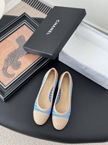 Chanel 25S新色芭蕾舞鞋 原版1:1复刻 经典中的经典 无论搭配裤装还是裙装都是完美 小圆头的设计很好的修饰脚型 小仙女们必备 跟高 2.5Cm 码数