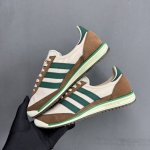 档口现货 纯原组合底 ad Sl72 Rs Green Yellow 系列德训 阿迪达斯Originals推出复古 T头鞋 造型的Sl72鞋款复刻 有男女两款可
