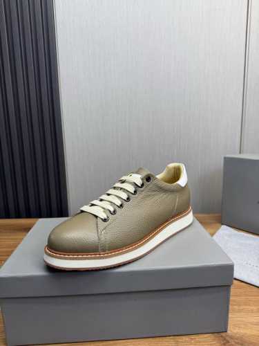 工厂P价 Brunello Cucinelli Bc. 男士休闲鞋 本款运动鞋选用进口牛皮 原版透气羊皮里垫，原厂防滑拼色大底 码数：39-44 45订做