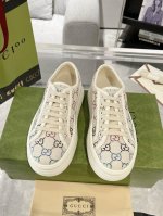 钻面 Gucci 23Ss 1977休闲厚底帆布鞋 原版顶级货 细节无敌 底5Cm 码数:35-40 41定做不退换