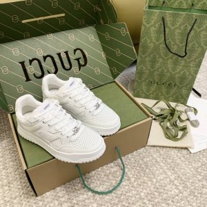Gucci古奇 G家新款jones休闲运动鞋 男女同款厚底休闲鞋 牛皮+原版大底 正码:女35-40 男39-45