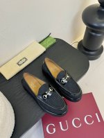 Gucci 古驰 2025Ss新款 G家老花厚底坡跟马衔扣一脚蹬乐福鞋休闲单鞋 顶级版本原版购入开发做货 品牌经典元素为这款精致的古驰马衔扣乐福鞋注入隽永格调，