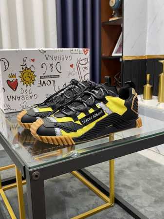 商品商标：Dolce&Gabbana 杜嘉&班纳 正码码数 36-44，45，46定制 商品材料：鞋面意大利牛皮拼接麻布鞋面，羊皮垫，鞋底：原厂特供原版橡胶大底 - 点击图像关闭