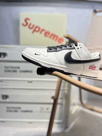 Nike Sb Dunk Low“Supreme联名” 周年高端定制 低帮休闲板鞋 定制鞋盒 超高清洁度 皮料切割干净无任何毛边 细节完美Bb9866 Qd76 - 点击图像关闭