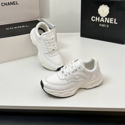 最新款 顶级品质！海外版！香奈儿 CHANEL 25sshuo阔型老爹鞋系列运动鞋 各大博主社交日推款认准我家细节实拍这季新款简直闭眼入，上脚狂好看，率性的休闲